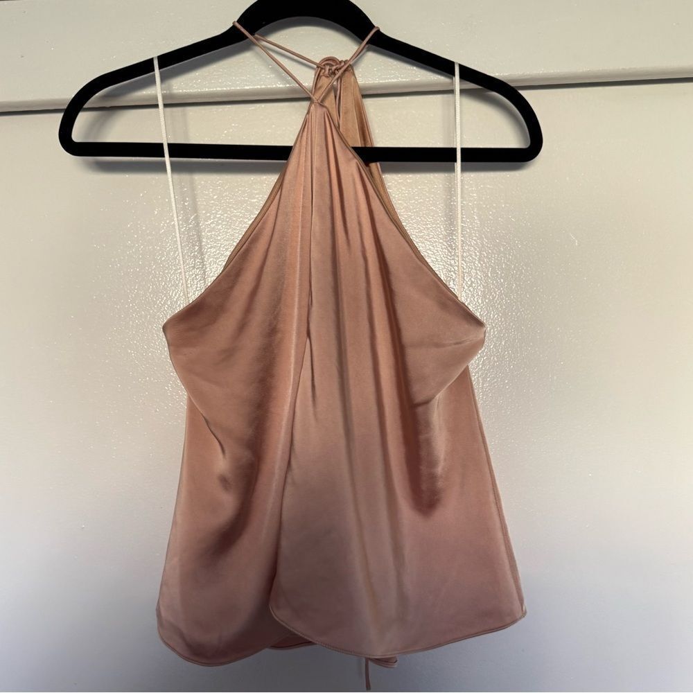 Obando Satin High Neck Camisole Size 4